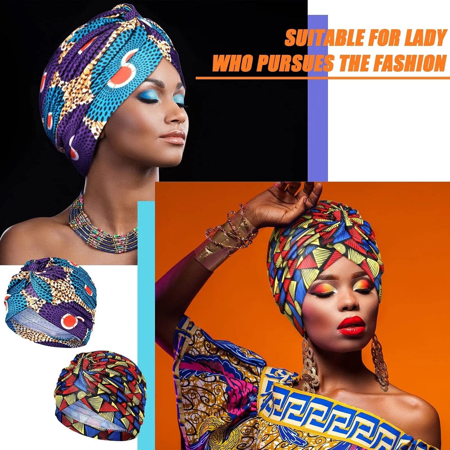 African Headtie - Eklat