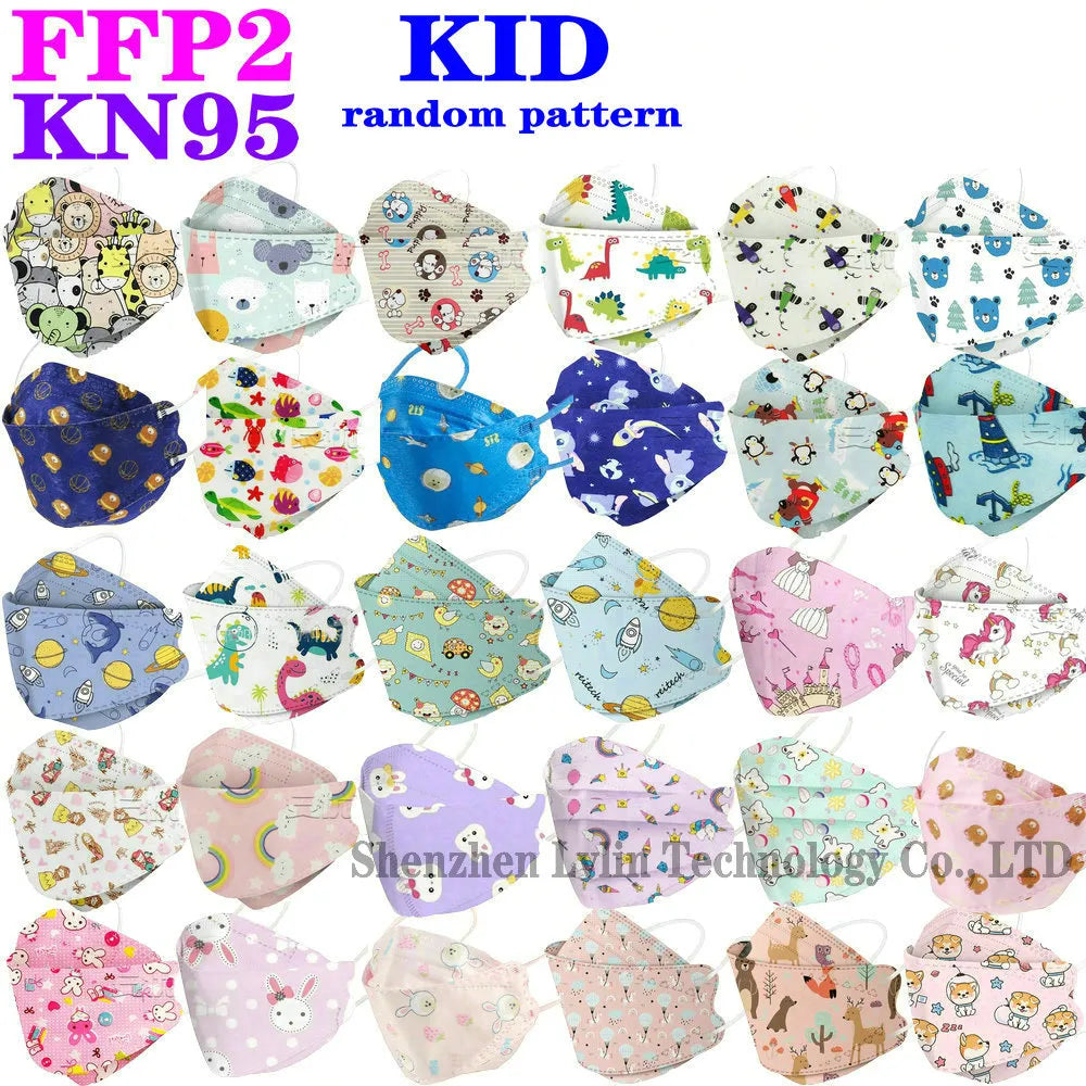 KN95 Kid Mask Aged 4-13 4 Layers - Eklat