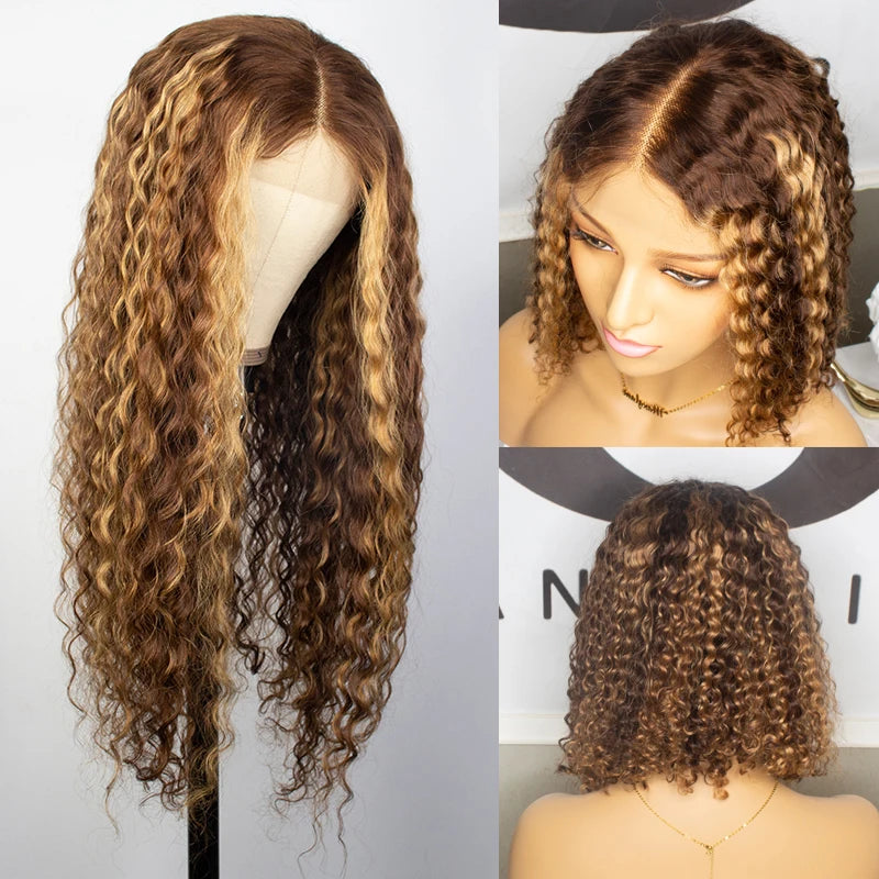 Curly Human Hair Wig - Eklat