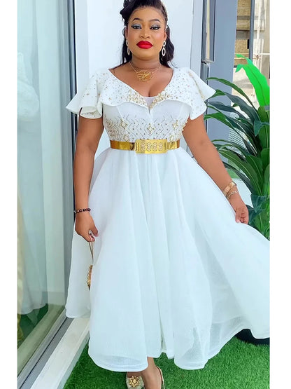 Plus Size African Wedding Party Dresses