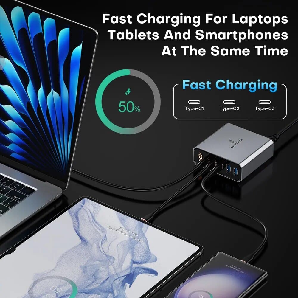 Fast Charger Multiple Ports QC4.0 - Eklat