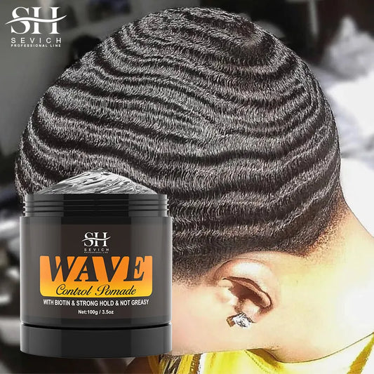 Natural Wave Control Pomade for Black Men - Eklat