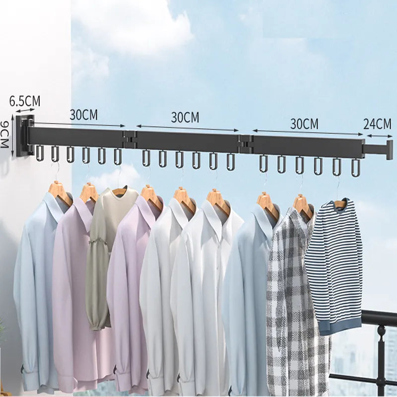 Retractable Cloth Drying Rack - Eklat