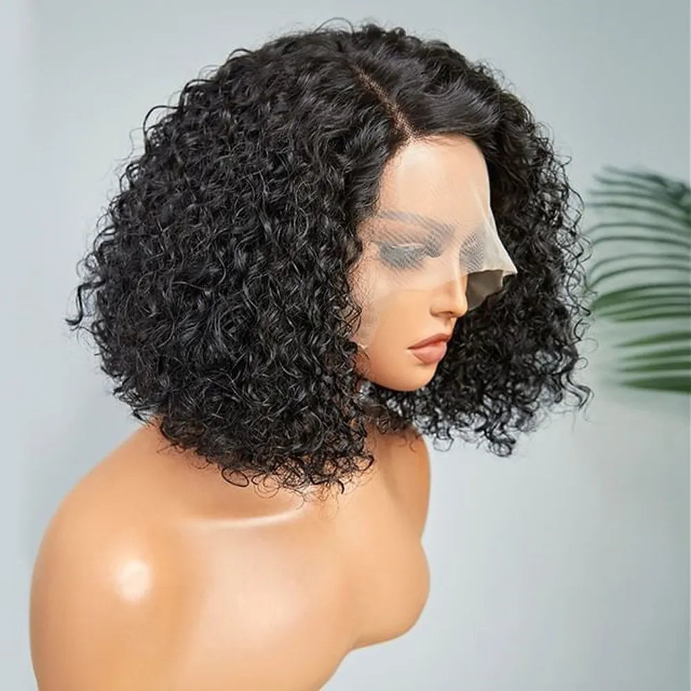 Kinky Curly Bob Human Hair Wig - Eklat