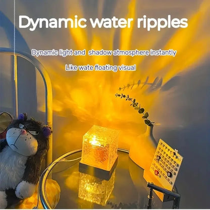 Dynamic Rotating Water Ripple Projector - Eklat