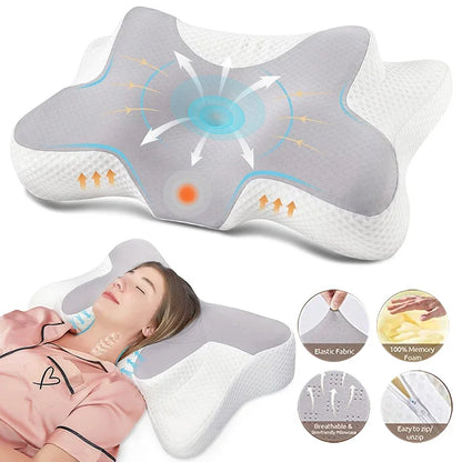 Adjustable Butterfly Memory Pillow