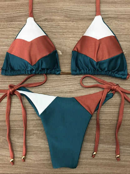 Sexy Bikini Multicolor Swimsuit