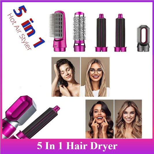 5 in 1 Hair Dryer Styling Brush - Eklat