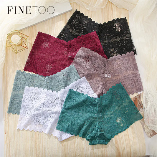 FINETOO 3Pcs/set Lace Boy short Panties - Eklat