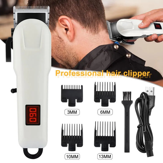 Hair Clipper Professional Rechargeable Trimmer