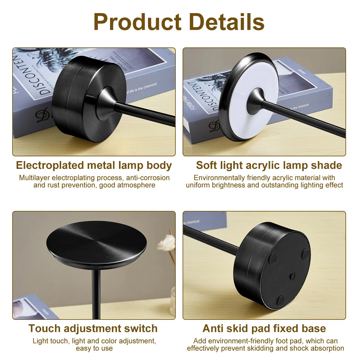 Wireless Table Lamp Touch Sensor - Eklat