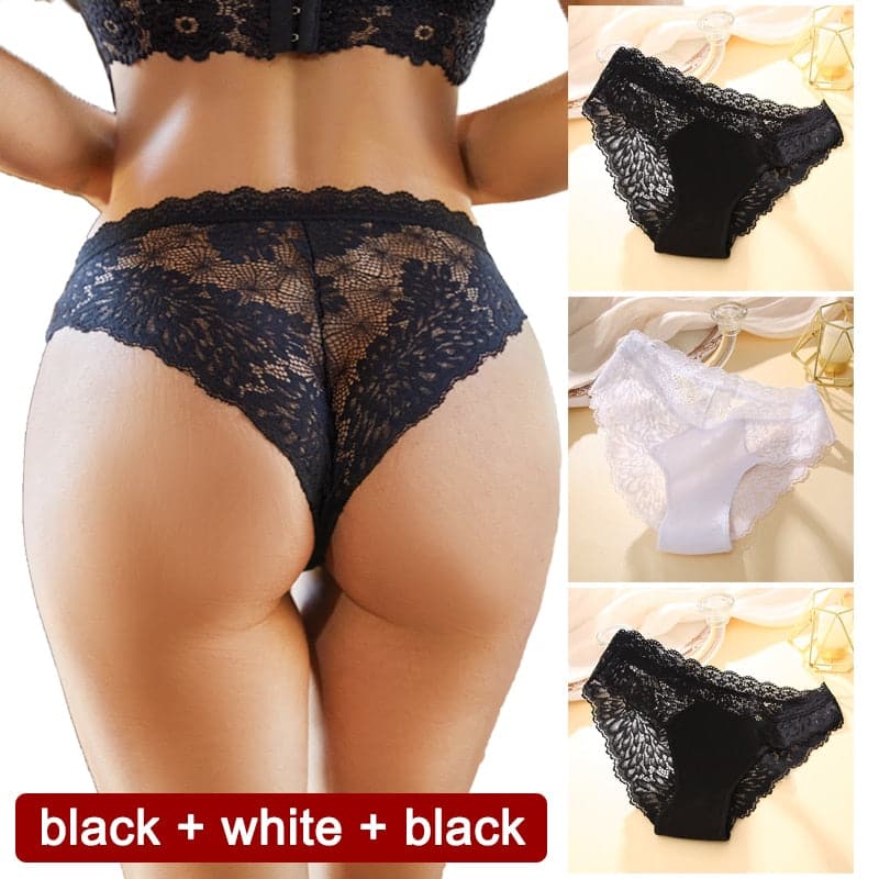 Multitrust Women 3Pcs Sexy Lingerie Set Lace Underwear ...