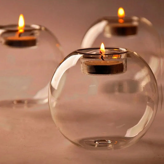Glass candleholder - Eklat