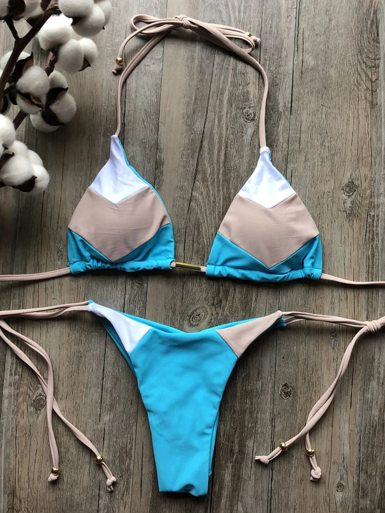 Sexy Bikini Multicolor Swimsuit