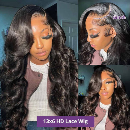 Lace Frontal Human Hair Glueless Wigs 5x5 Lace - Eklat
