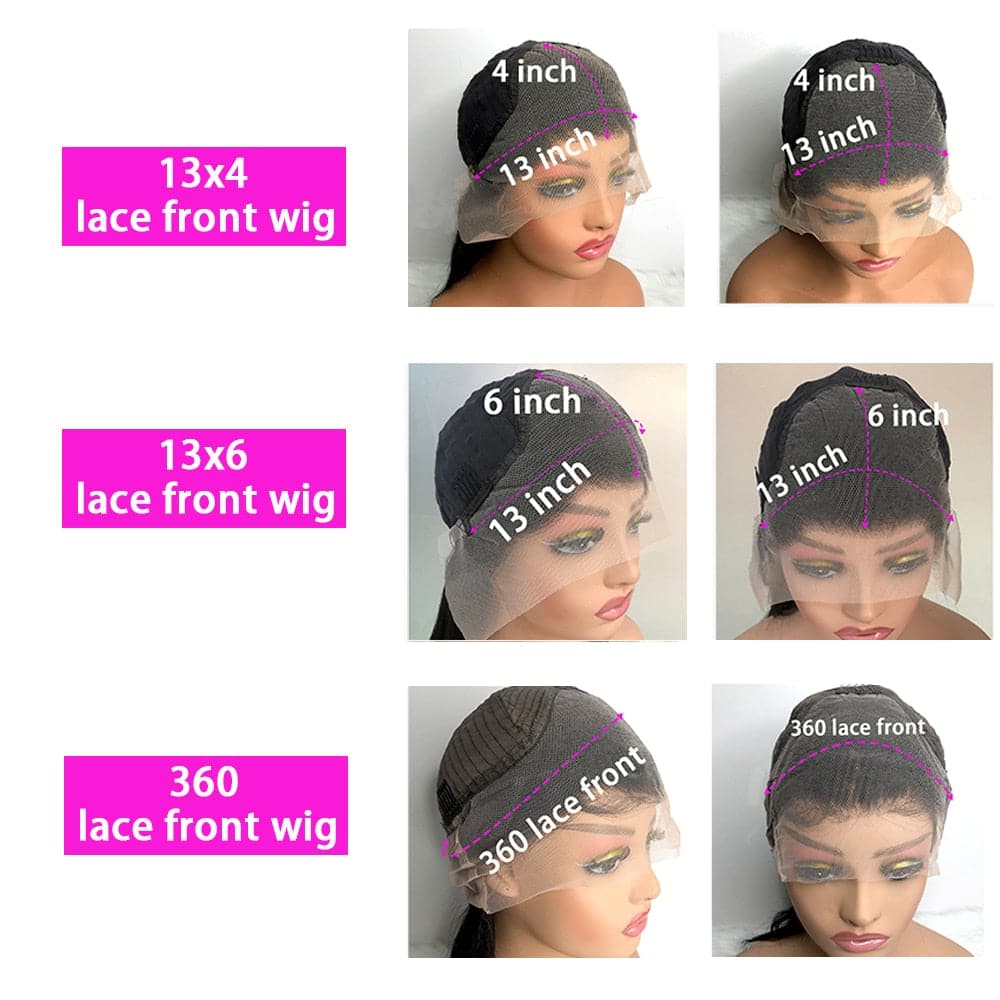 13×4 Bone Straight Lace Front Wig - Eklat