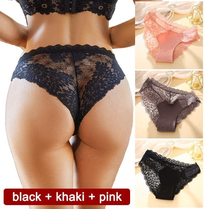 Multitrust Women 3Pcs Sexy Lingerie Set Lace Underwear ...