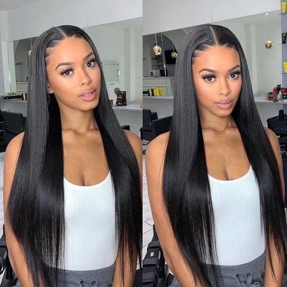 Straight 13×1 T Part Lace Front Human Hair Wig - Eklat