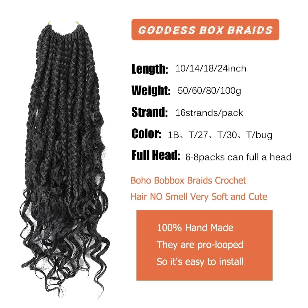 Sambraid Goddess Box Braid Crochet Hair