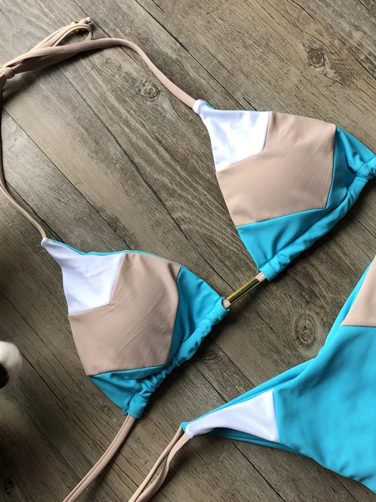 Sexy Bikini Multicolor Swimsuit