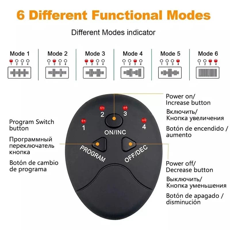 Wireless EMS Muscle Stimulator - Eklat