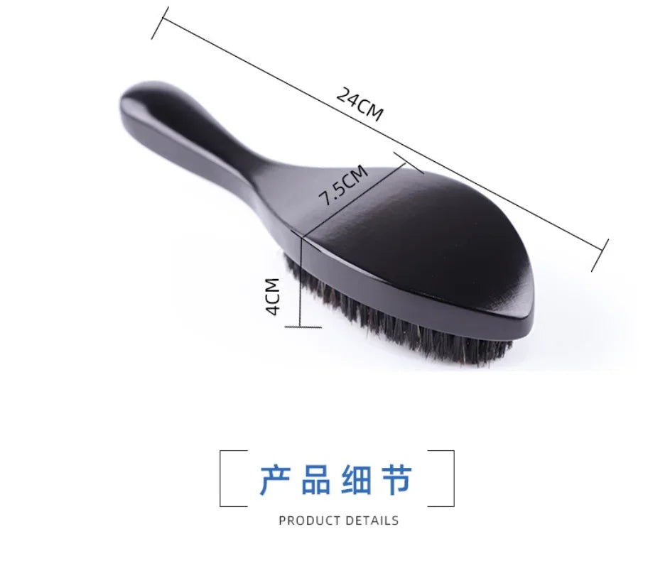 Black Styling Comb Beard Hairbrush Massage - Eklat