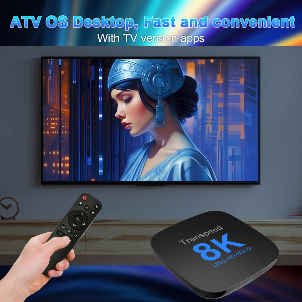 Transpeed ATV Android 13 TV Box - Eklat
