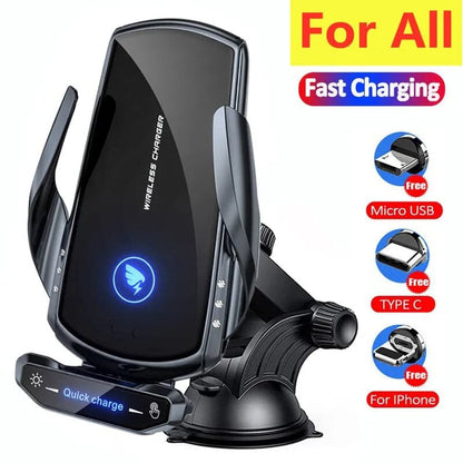 Wireless Charger Car Phone Holder - Eklat