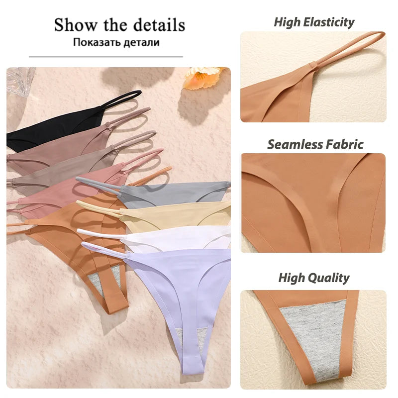 3PCS Seamless Thong