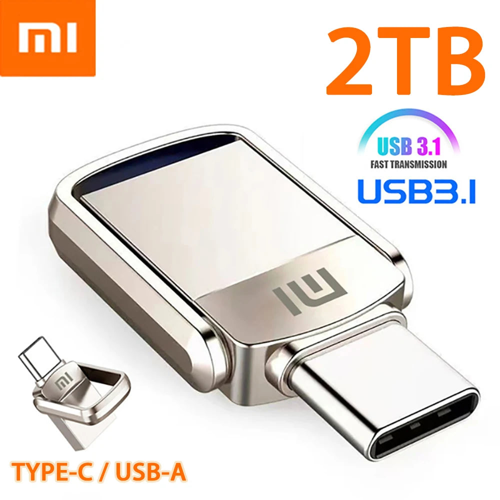 Xiaomi U Disk 2TB 1TB USB 3.1 Type-C interface 256GB 128GB 512GB Mobil