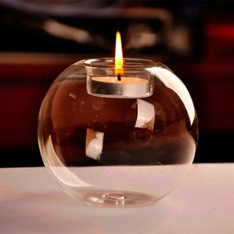 Glass candleholder - Eklat