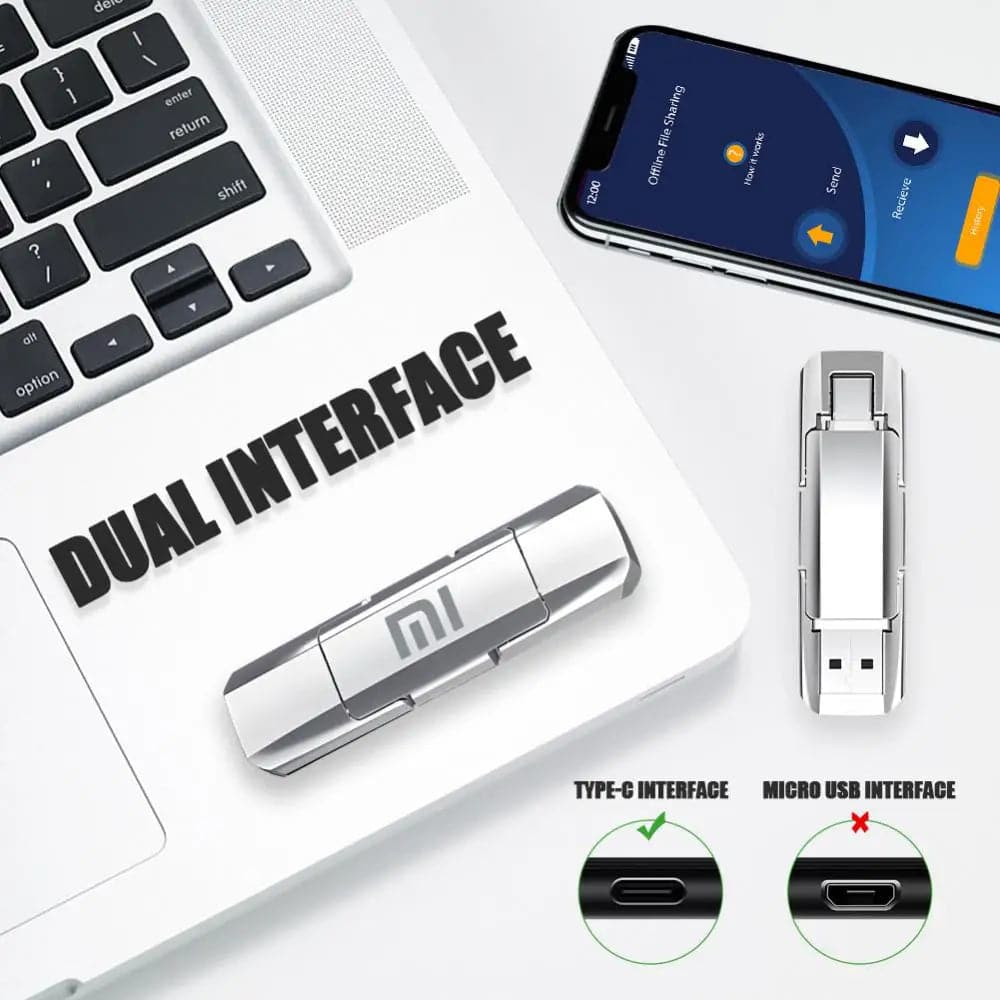 XIAOMI Original USB 3.1 Flash Drive 2TB - Eklat