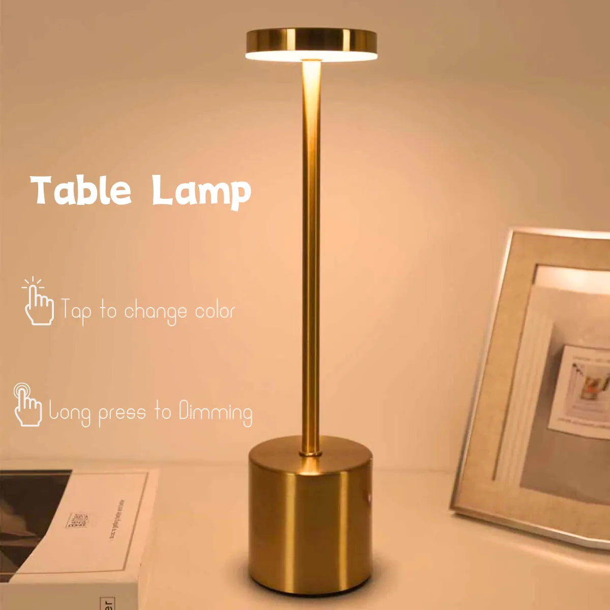 Metal Table Decor Lamp - Eklat