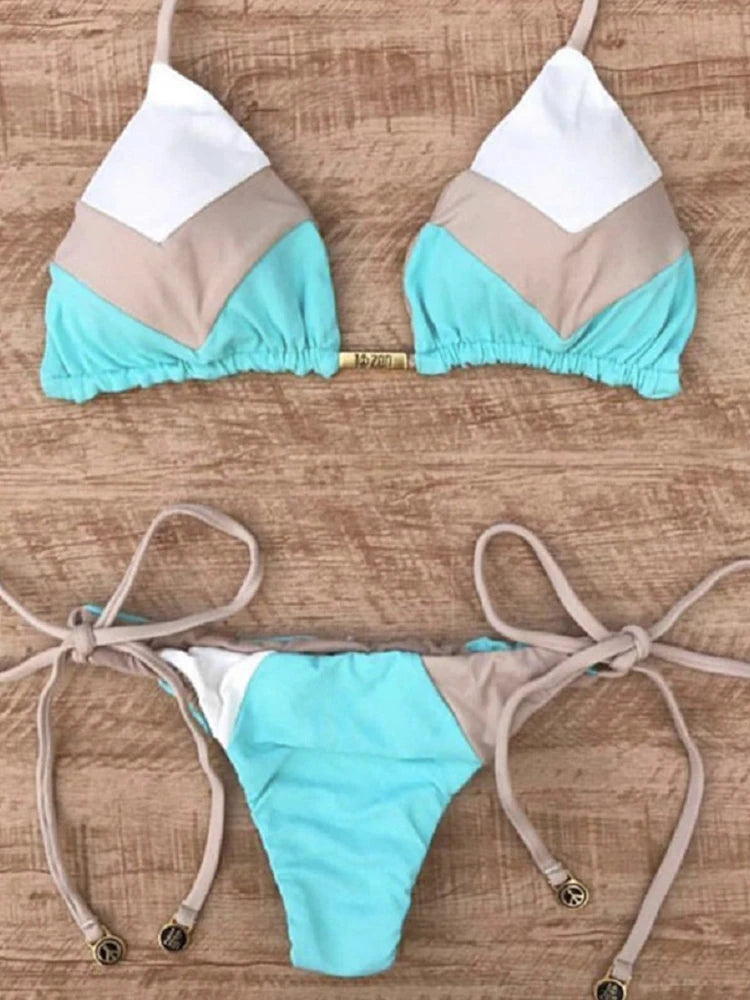 Sexy Bikini Multicolor Swimsuit