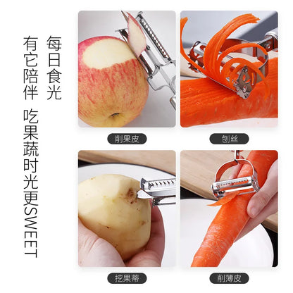 Stainless steel peeler - Eklat