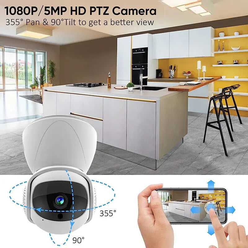 Caméra PTZ Wi-Fi FHD