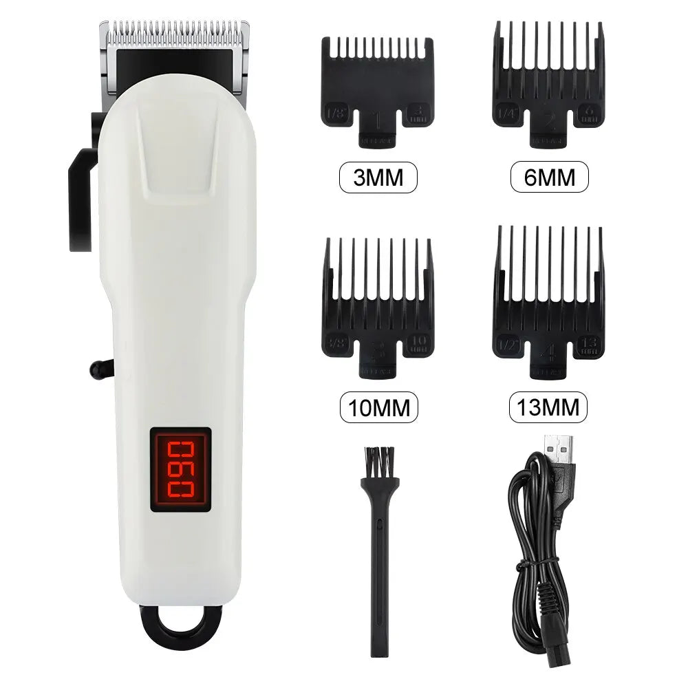 Hair Clipper Professional Rechargeable Trimmer