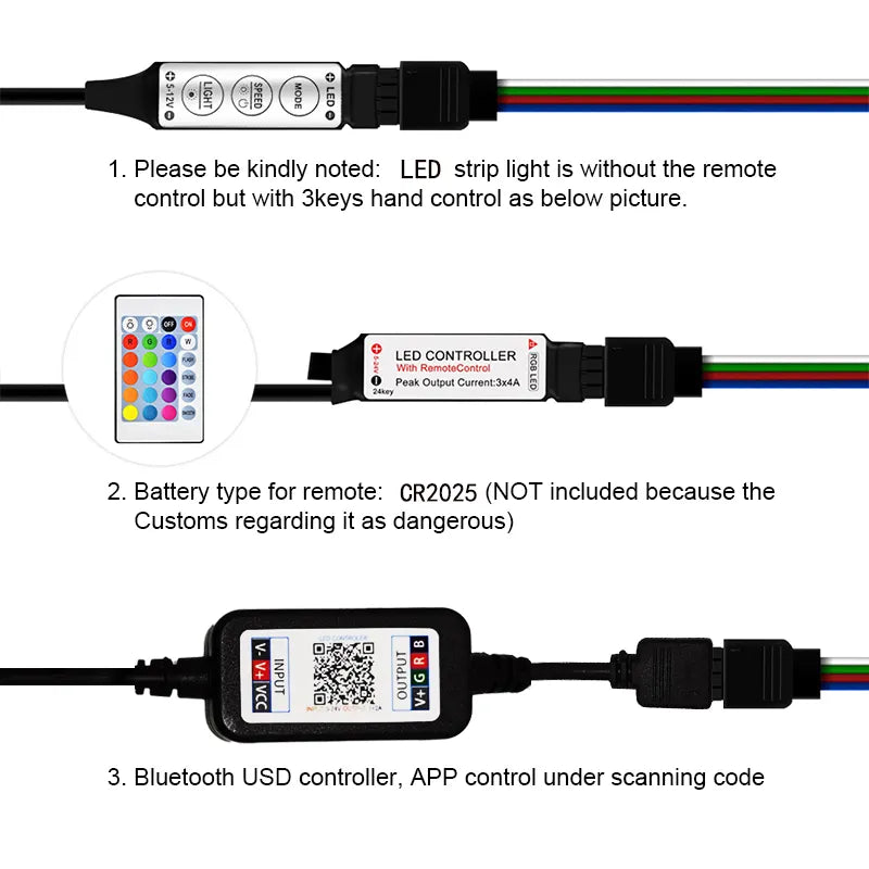 LED Strip Lights RGB APP Control - Eklat