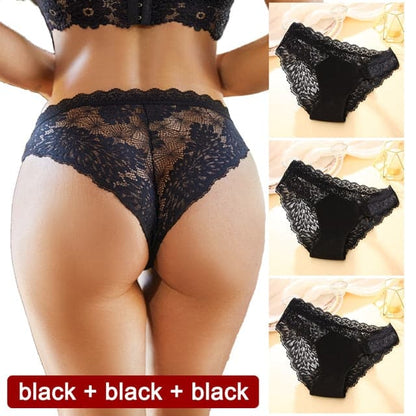 Multitrust Women 3Pcs Sexy Lingerie Set Lace Underwear ...