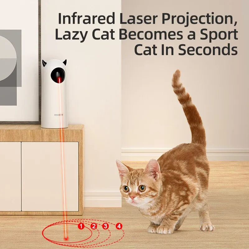 Smart Teasing Pet LED laser handheld electronic toy for cat and dogs  