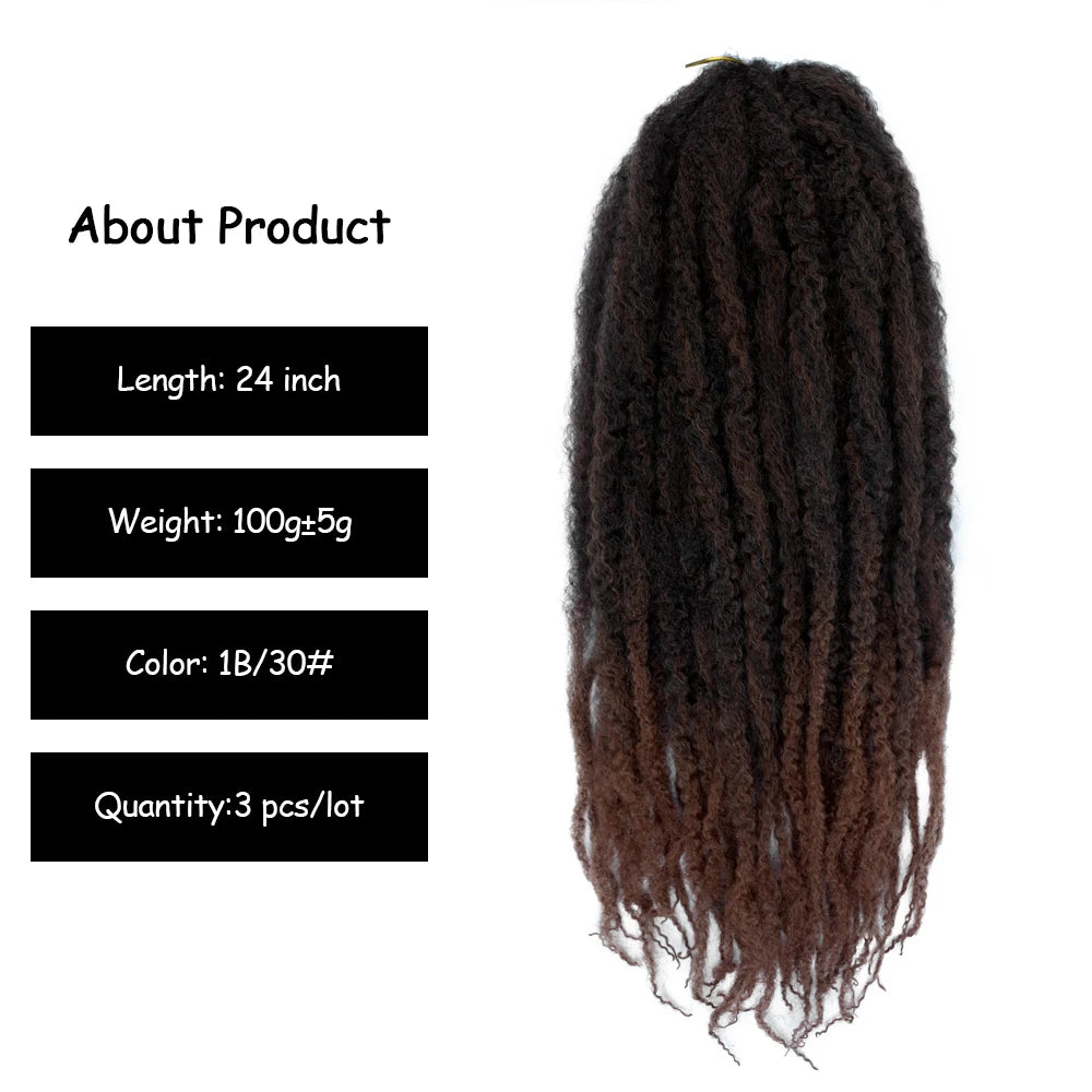 24" Marley Hair - Eklat
